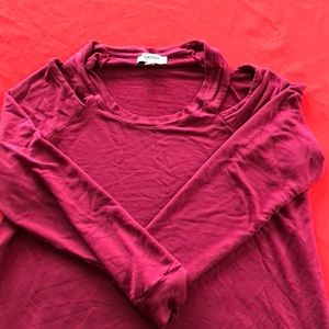 Burgundy Kenneth Cole cold shoulder too